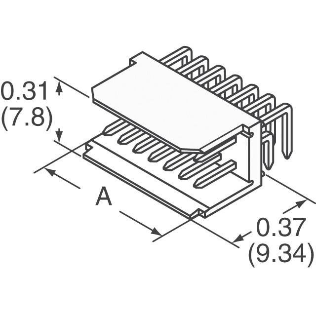 76383-308LF Amphenol ICC (FCI)  Embases à broches mâles
